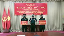 Sư đoàn 3: Trao tặng kinh phí hỗ trợ xây dựng “Nhà đồng đội”